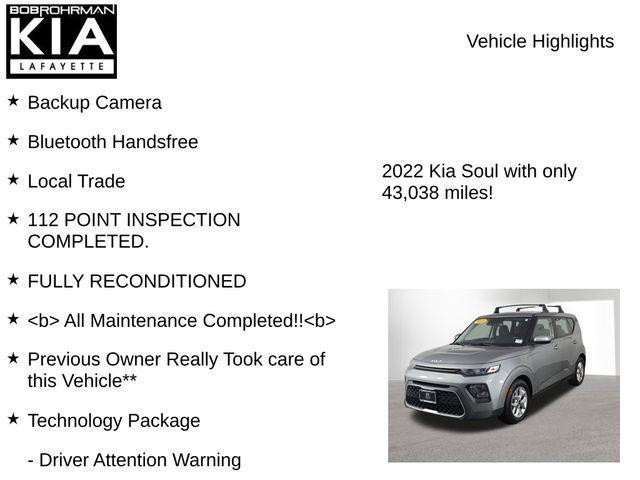 used 2022 Kia Soul car, priced at $14,985