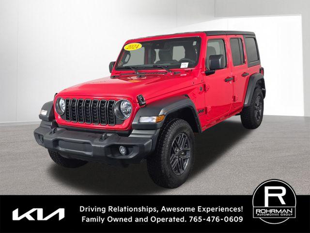 used 2024 Jeep Wrangler car, priced at $29,686