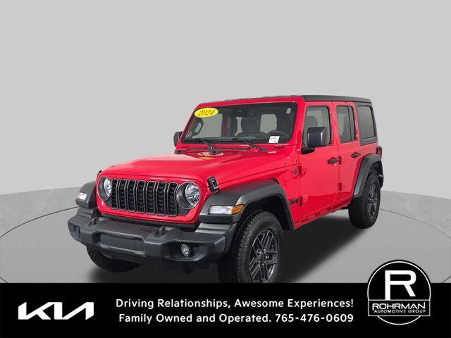 used 2024 Jeep Wrangler car, priced at $27,317