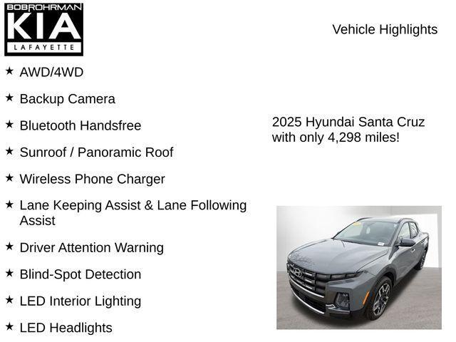 used 2025 Hyundai SANTA CRUZ car, priced at $35,606