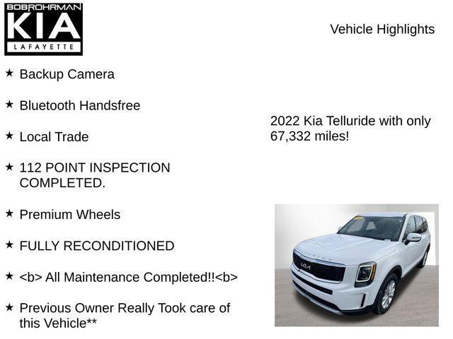 used 2022 Kia Telluride car, priced at $24,679