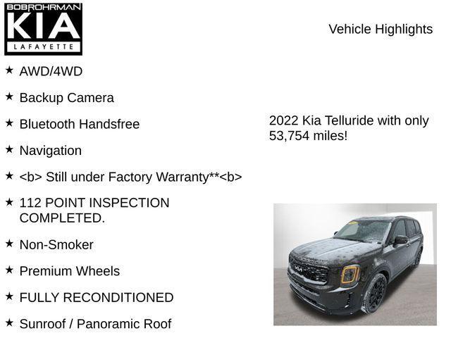used 2022 Kia Telluride car, priced at $33,567