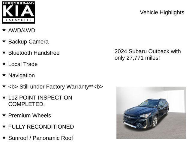 used 2024 Subaru Outback car, priced at $27,318