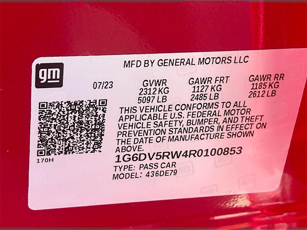 used 2024 Cadillac CT5-V car, priced at $43,000