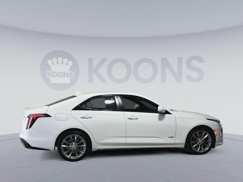 used 2023 Cadillac CT4-V car, priced at $40,500