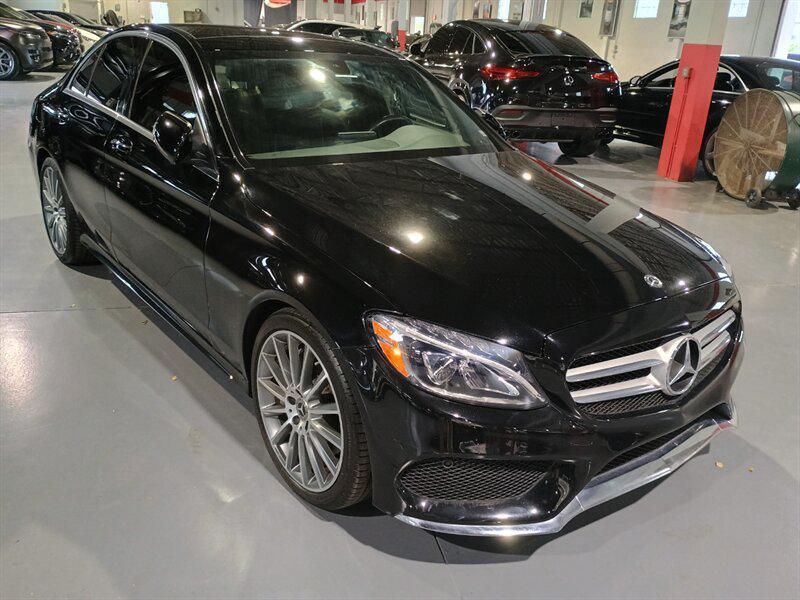 used 2018 Mercedes-Benz C-Class car, priced at $23,900