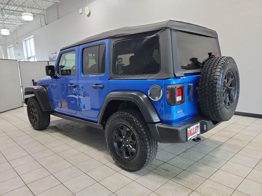 used 2021 Jeep Wrangler Unlimited car, priced at $25,167