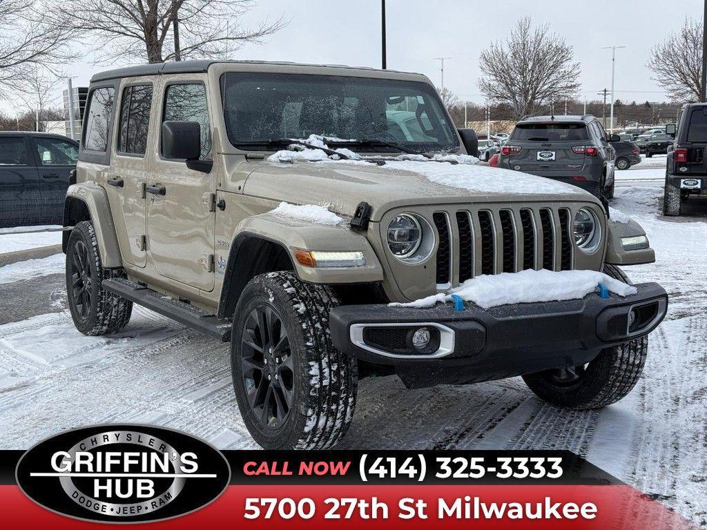 used 2022 Jeep Wrangler Unlimited 4xe car, priced at $27,715