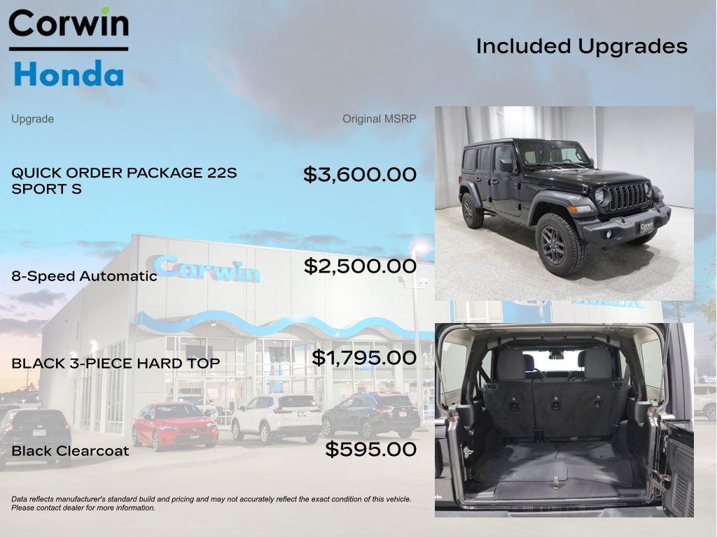 used 2025 Jeep Wrangler car, priced at $31,299