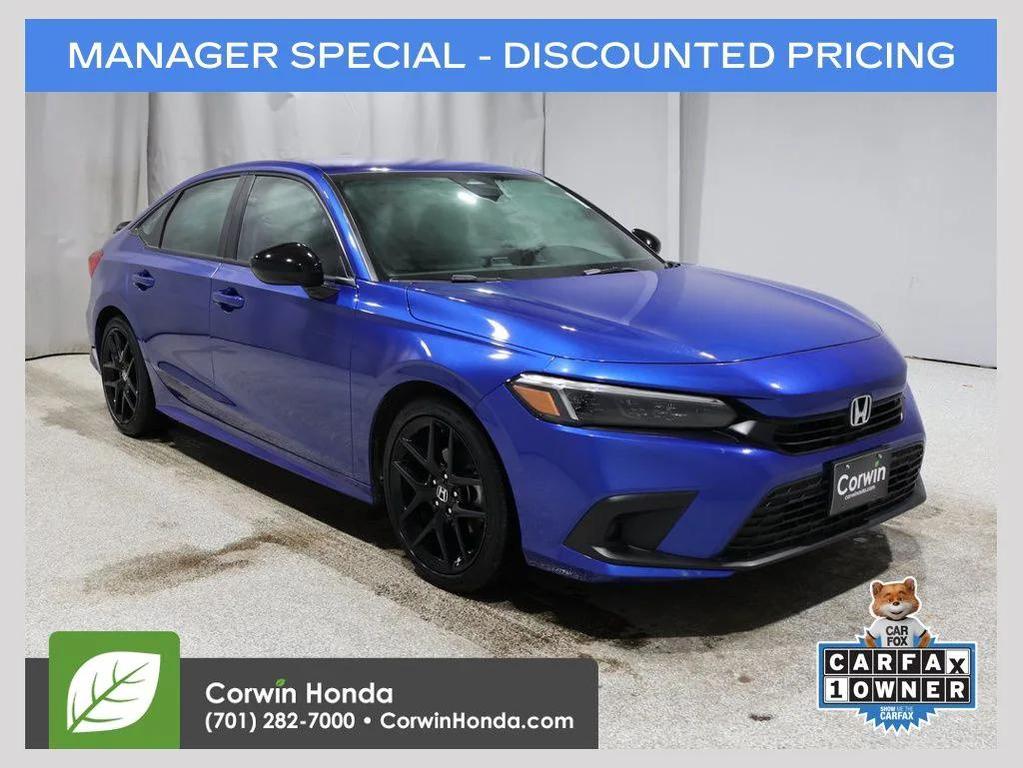 used 2022 Honda Civic car, priced at $19,000