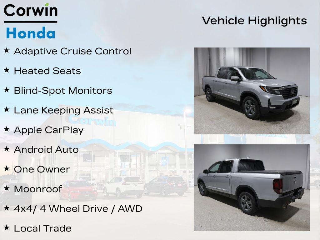 used 2023 Honda Ridgeline car, priced at $26,199