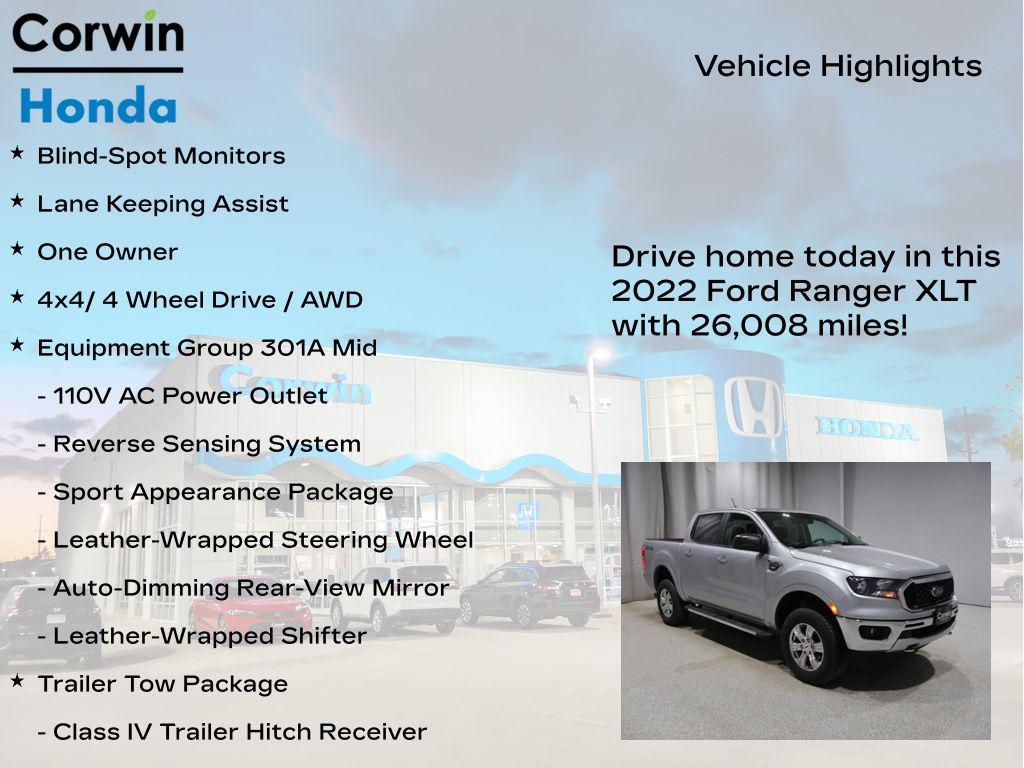 used 2022 Ford Ranger car, priced at $30,000