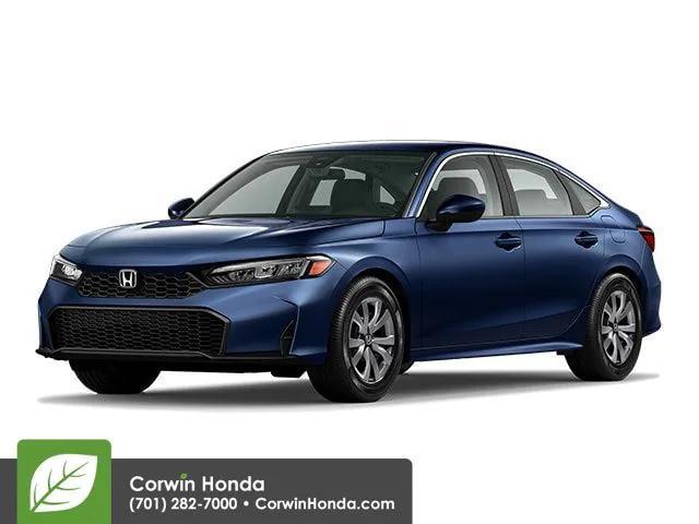 new 2026 Honda Civic car, priced at $25,345