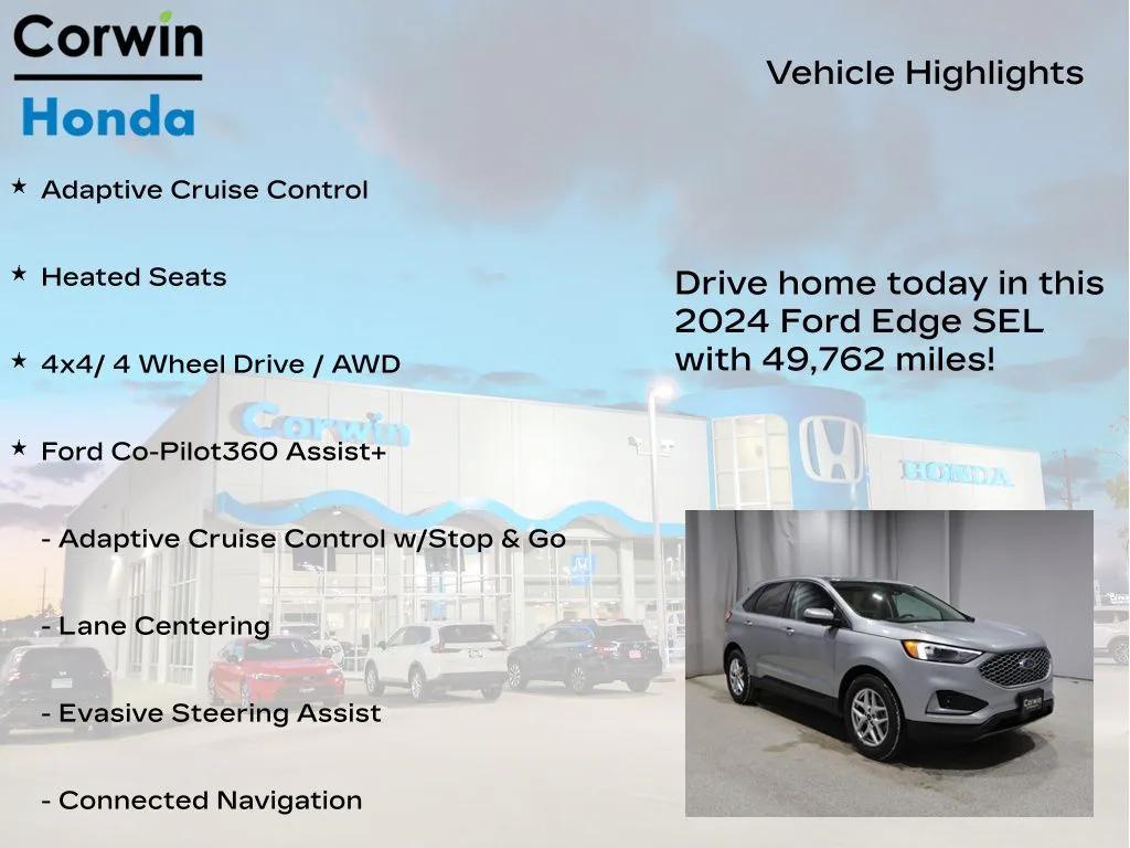 used 2024 Ford Edge car, priced at $22,473