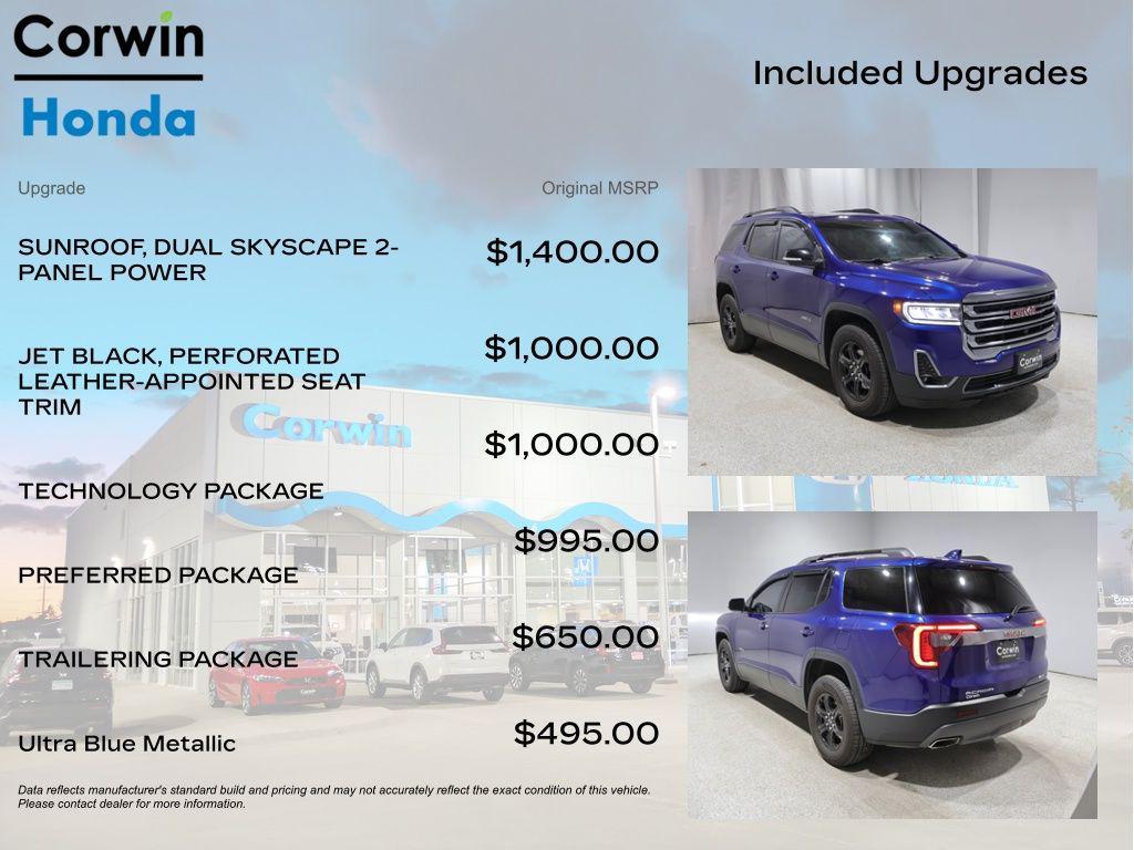 used 2023 GMC Acadia car, priced at $28,500