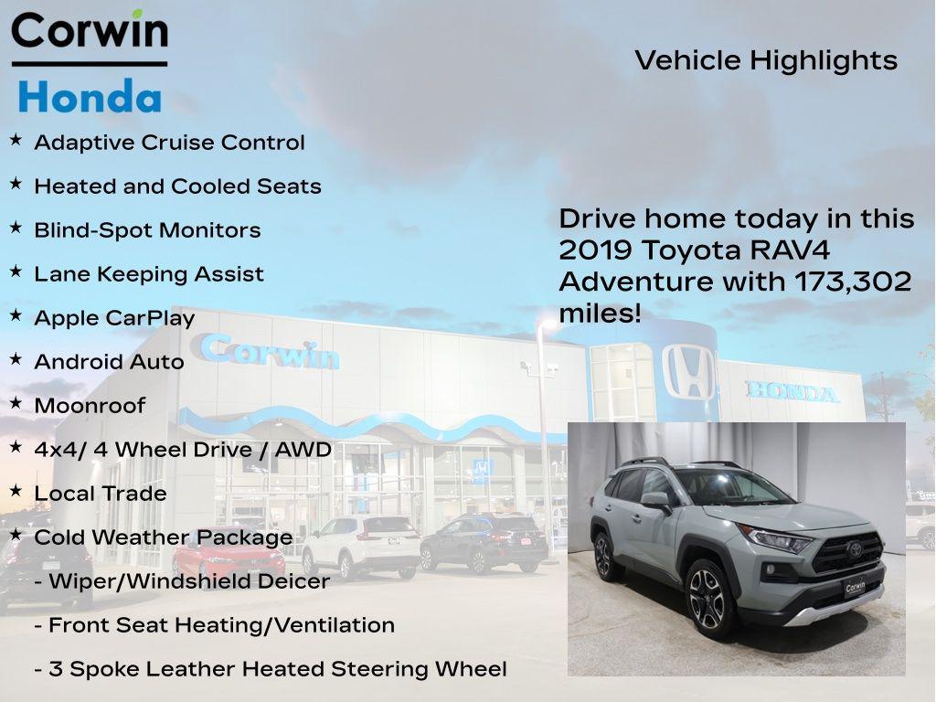 used 2019 Toyota RAV4 car, priced at $15,500