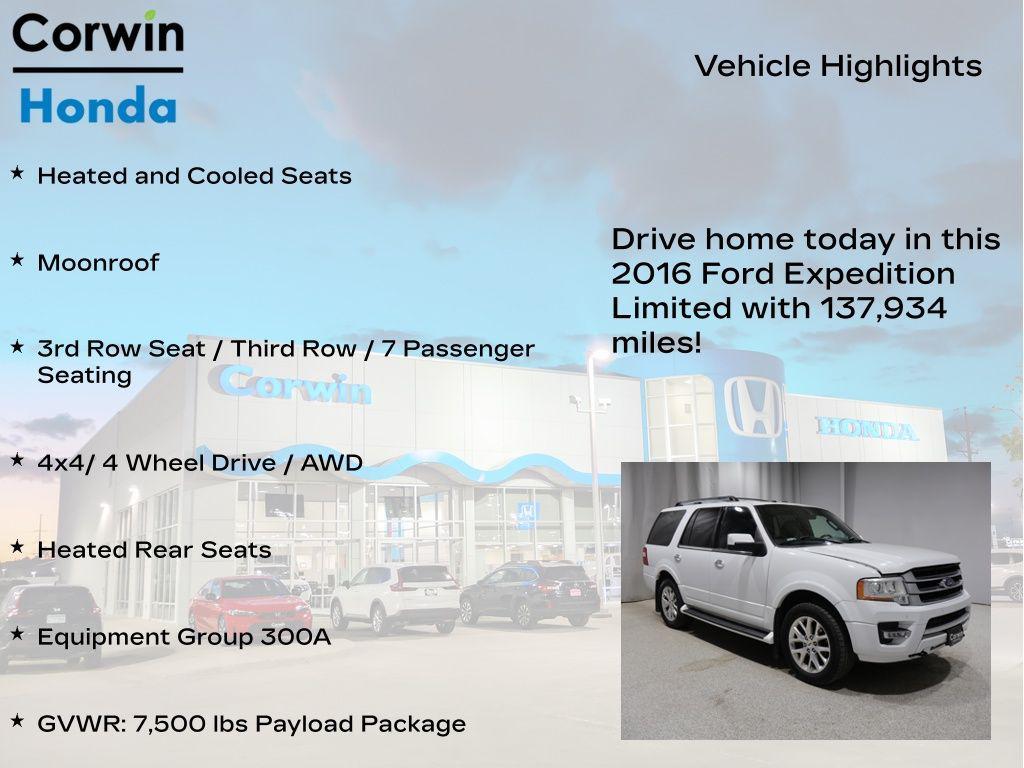 used 2016 Ford Expedition car, priced at $14,649