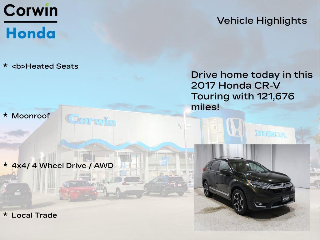 used 2017 Honda CR-V car, priced at $17,200