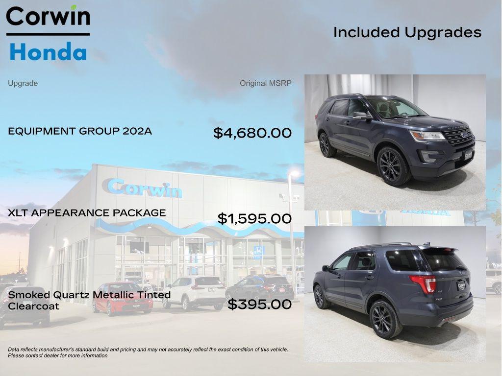 used 2017 Ford Explorer car, priced at $13,300