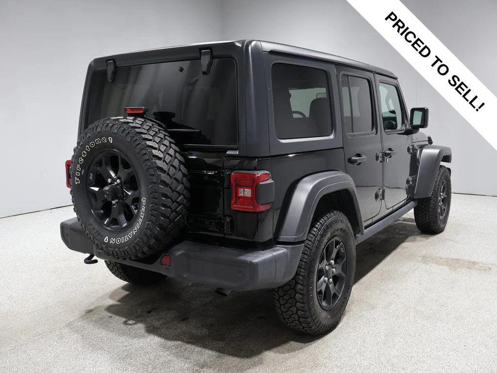 used 2021 Jeep Wrangler Unlimited car, priced at $24,900