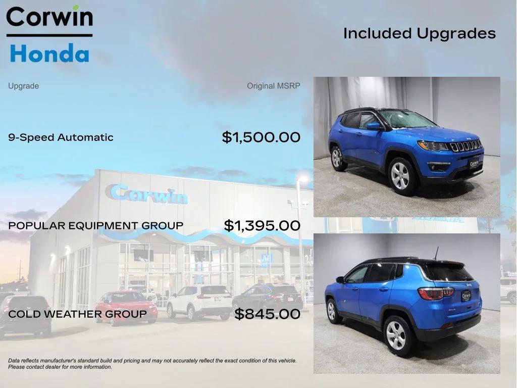 used 2018 Jeep Compass car, priced at $15,800