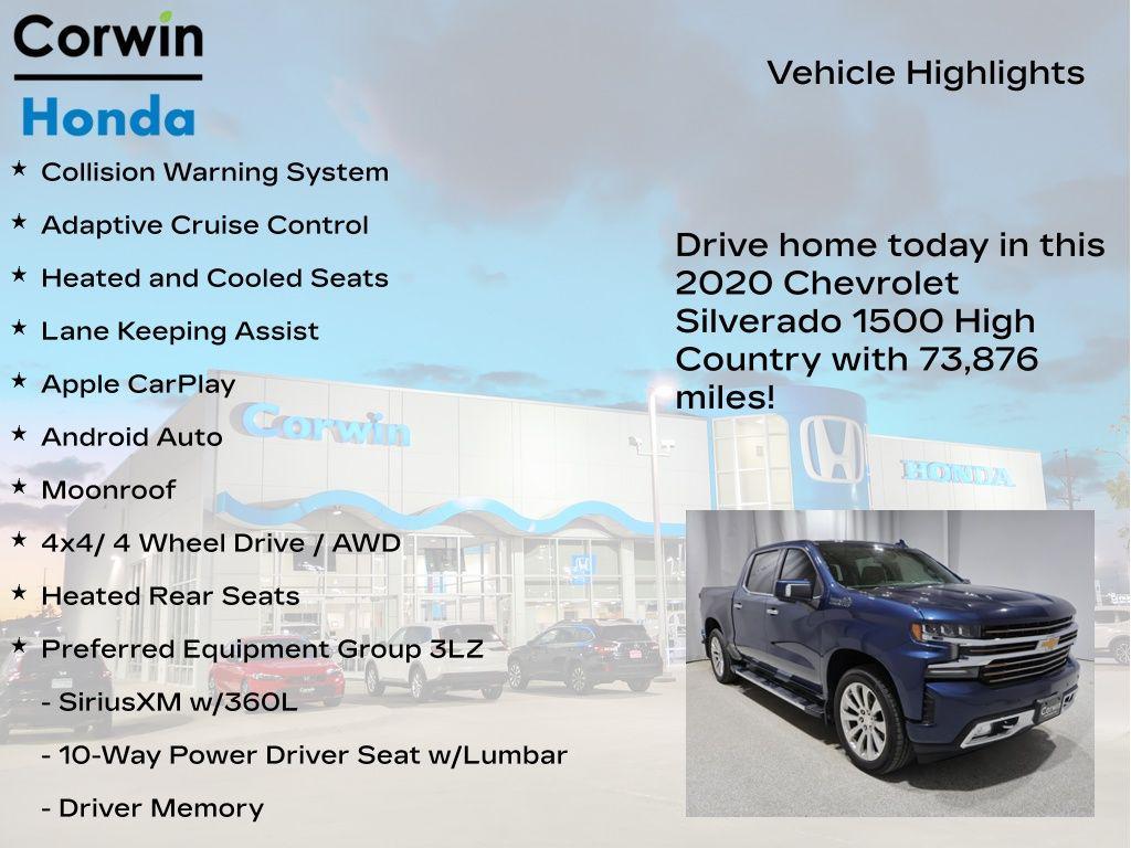 used 2020 Chevrolet Silverado 1500 car, priced at $35,897