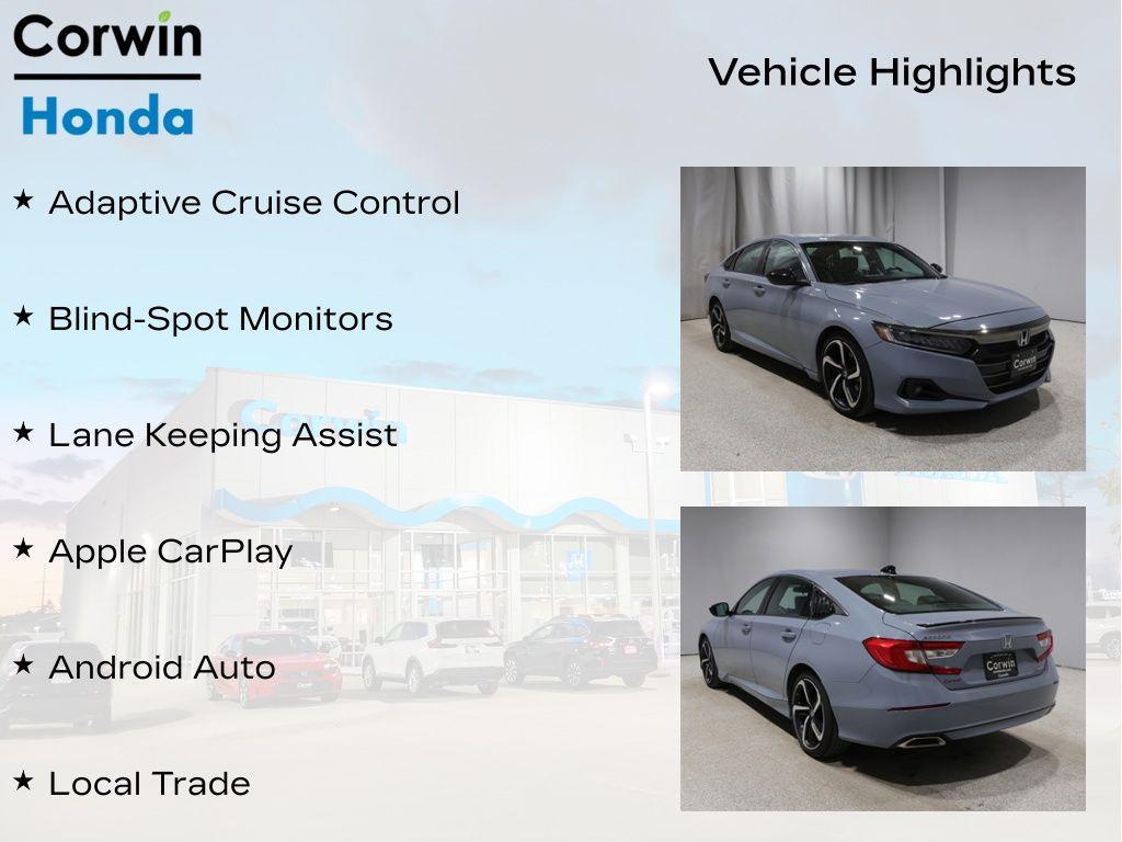 used 2022 Honda Accord car, priced at $24,299
