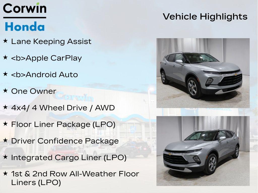 used 2023 Chevrolet Blazer car, priced at $23,900