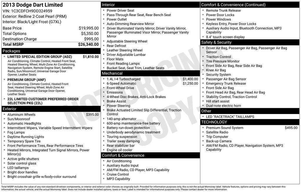 used 2013 Dodge Dart car