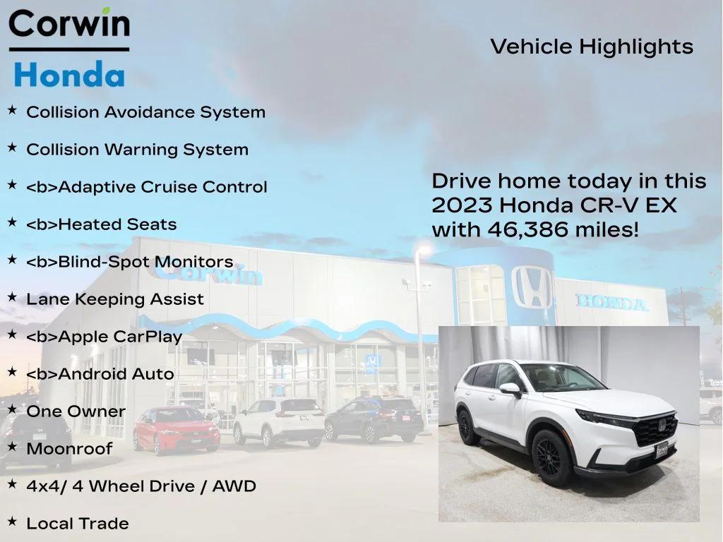 used 2023 Honda CR-V car, priced at $27,500