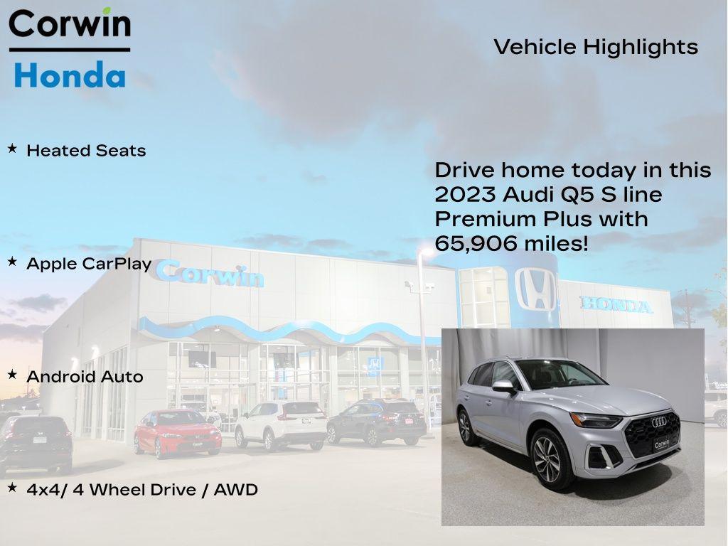 used 2023 Audi Q5 car, priced at $26,500