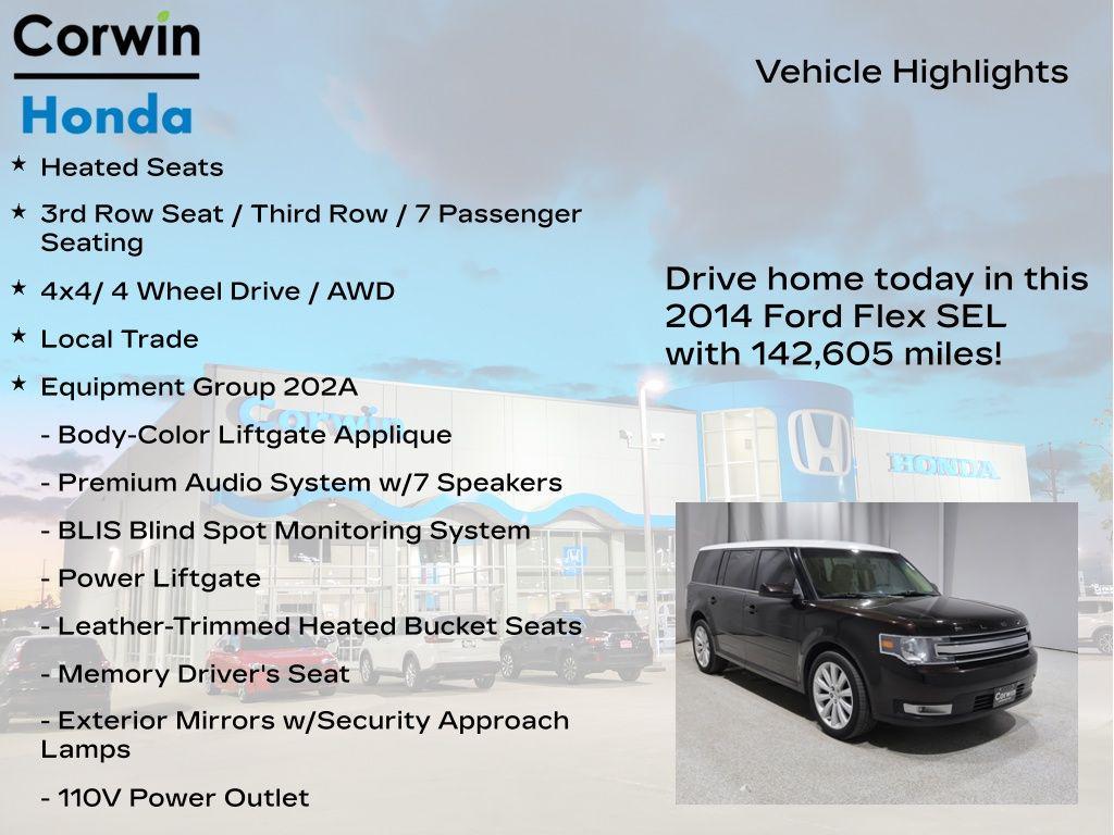 used 2014 Ford Flex car, priced at $7,650