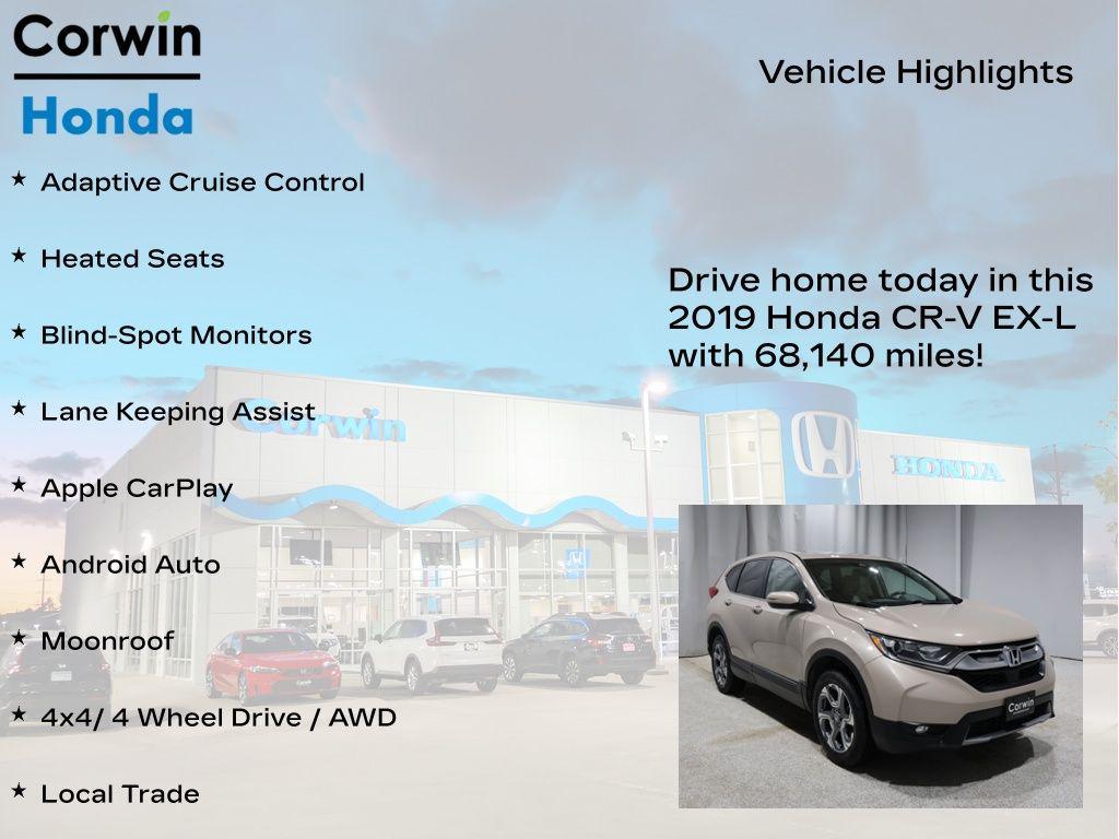 used 2019 Honda CR-V car, priced at $22,200