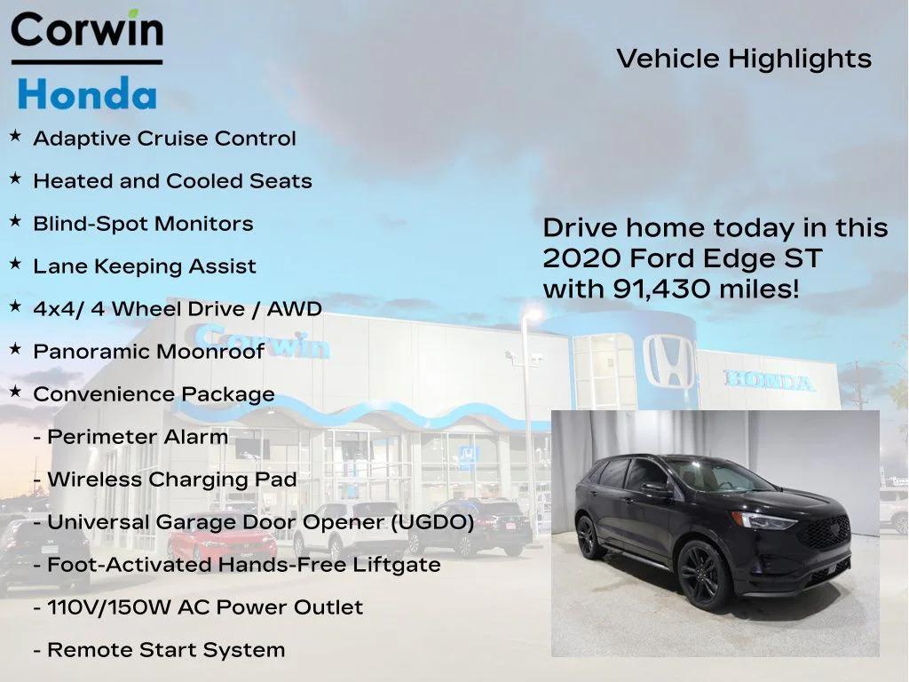 used 2020 Ford Edge car, priced at $19,200