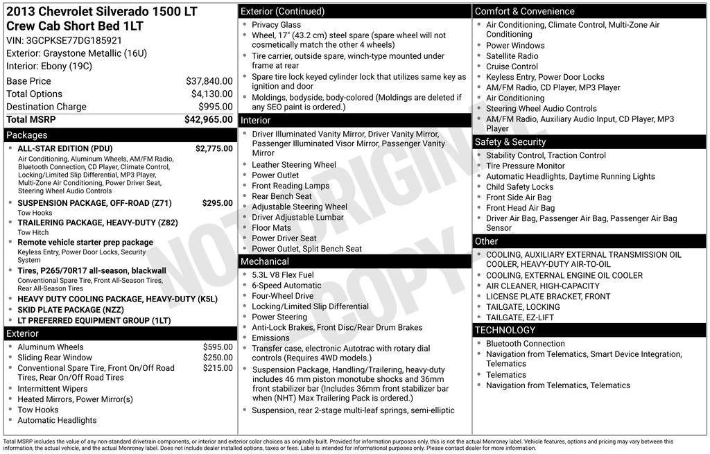 used 2013 Chevrolet Silverado 1500 car, priced at $12,500