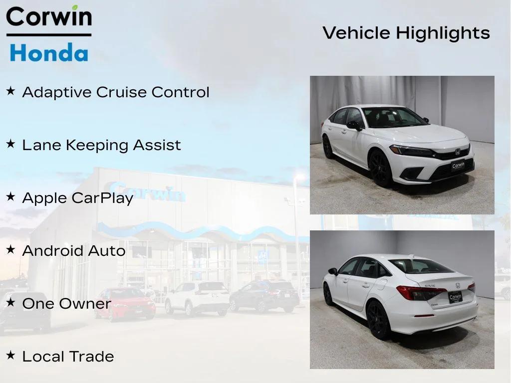 used 2023 Honda Civic car, priced at $21,500