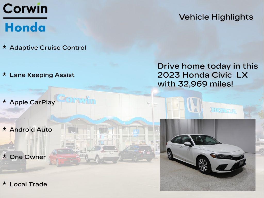 used 2023 Honda Civic car, priced at $22,000