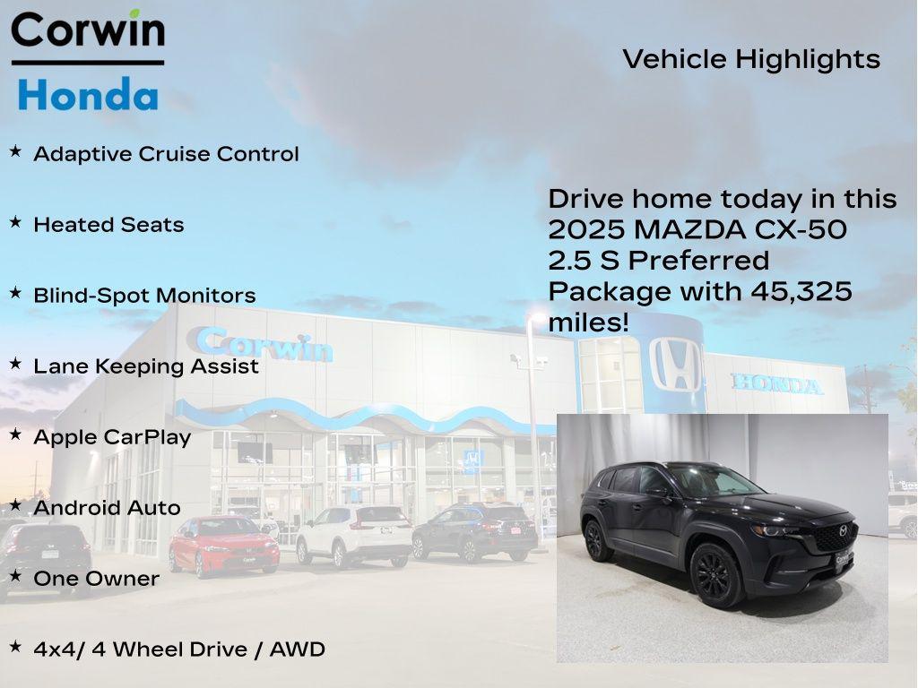 used 2025 Mazda CX-50 car, priced at $25,644