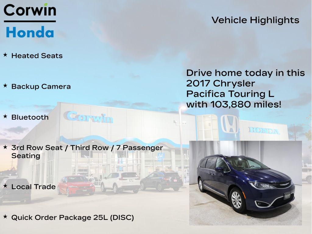 used 2017 Chrysler Pacifica car, priced at $13,000