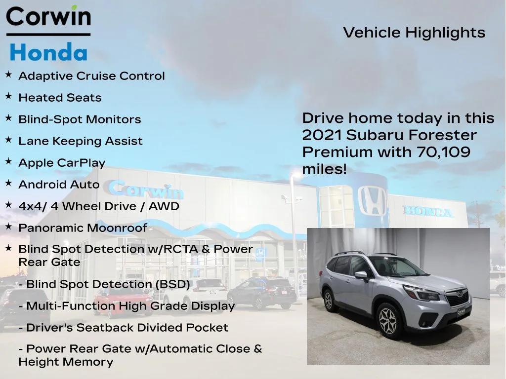 used 2021 Subaru Forester car, priced at $20,200