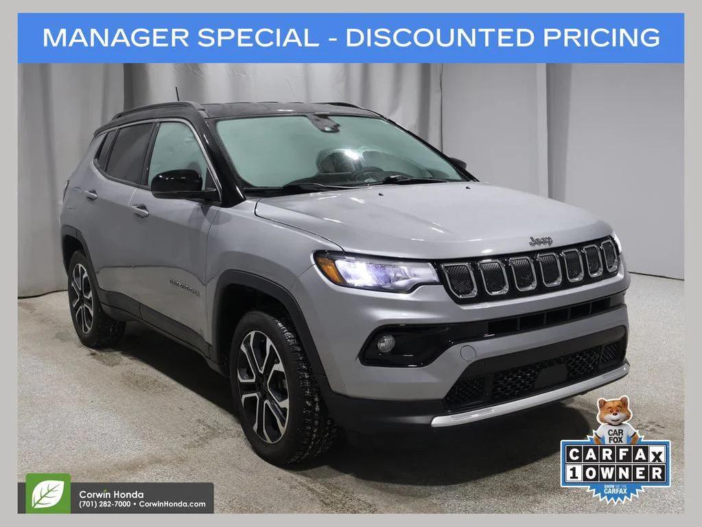 used 2022 Jeep Compass car, priced at $20,782
