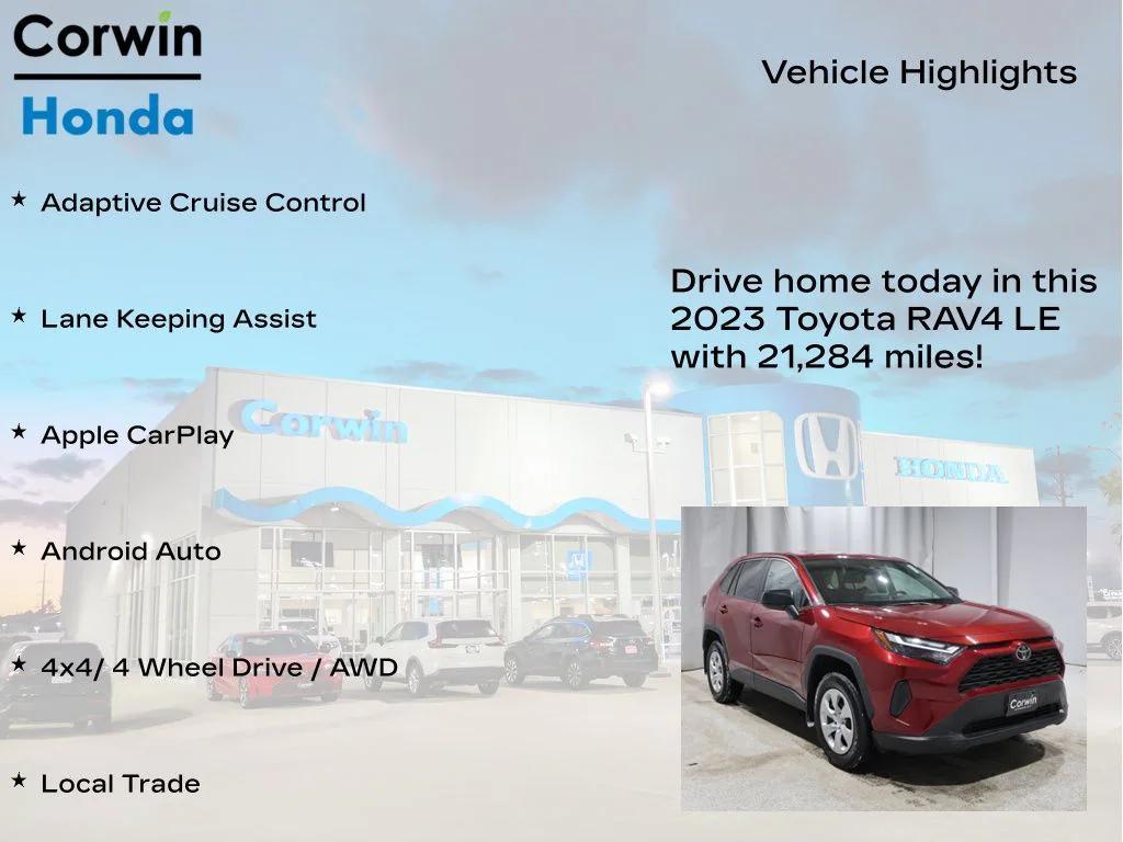 used 2023 Toyota RAV4 car, priced at $27,200