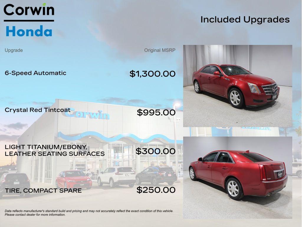 used 2009 Cadillac CTS car, priced at $7,000