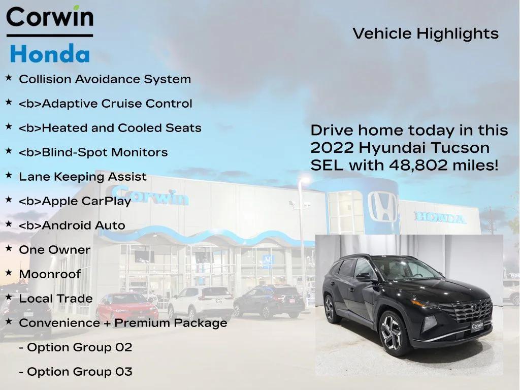used 2022 Hyundai Tucson car, priced at $19,000