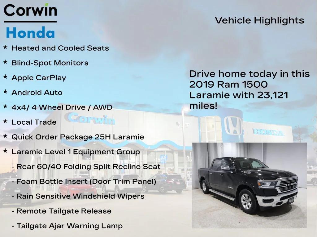 used 2019 Ram 1500 car, priced at $33,600
