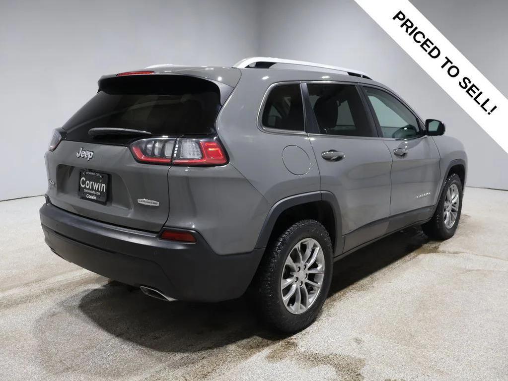 used 2021 Jeep Cherokee car, priced at $18,100