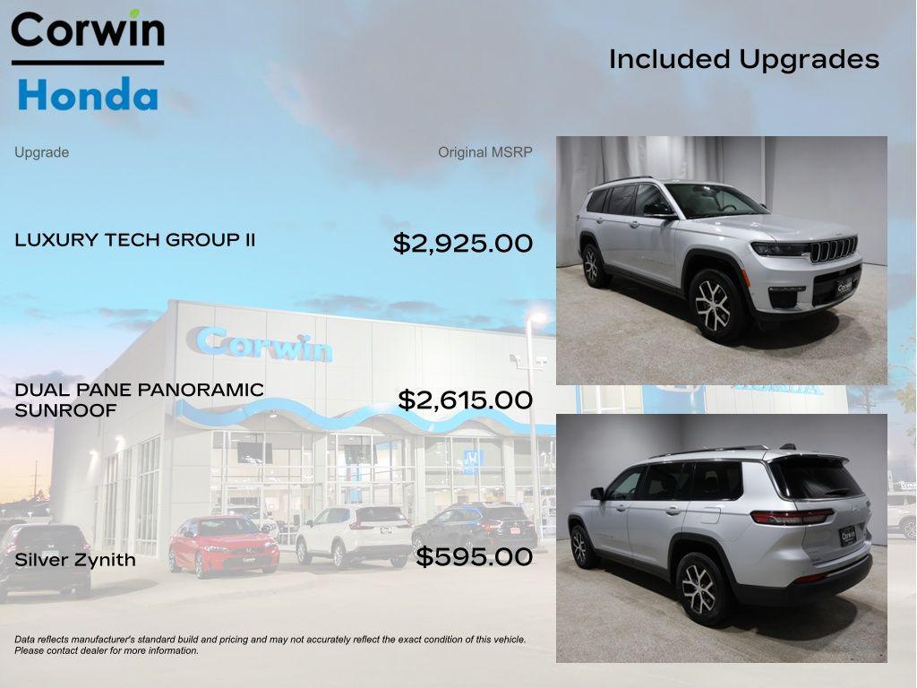 used 2024 Jeep Grand Cherokee L car, priced at $31,000