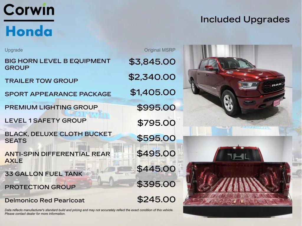 used 2023 Ram 1500 car, priced at $31,500