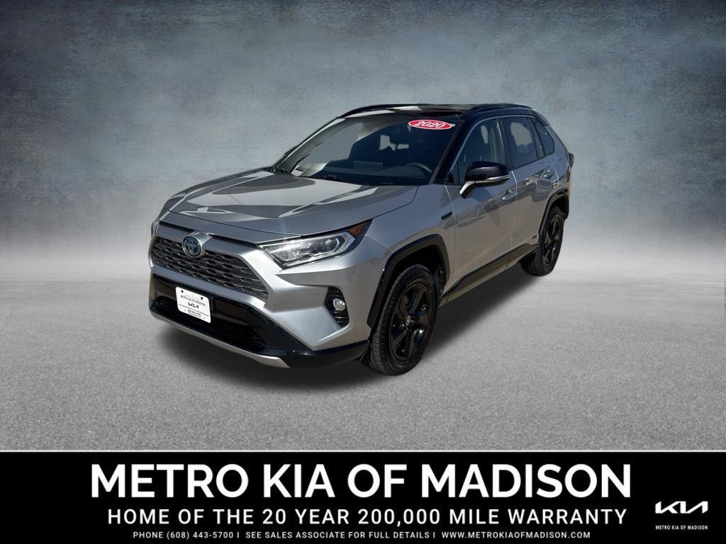 used 2020 Toyota RAV4 Hybrid car, priced at $30,000