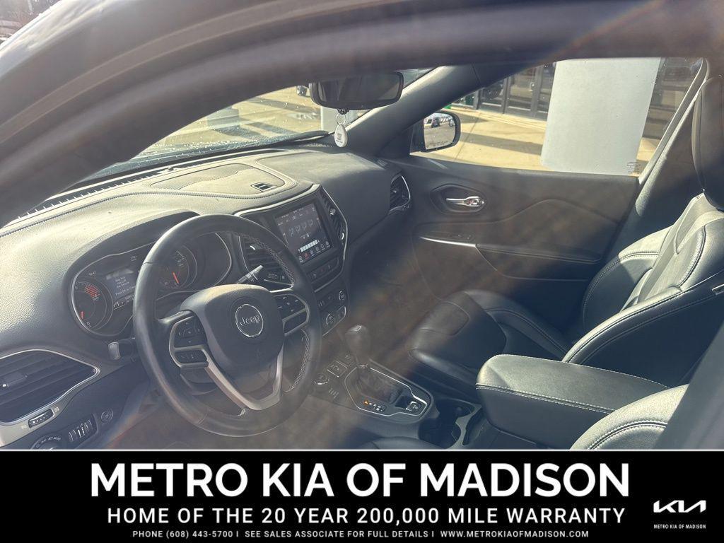 used 2021 Jeep Cherokee car, priced at $19,300